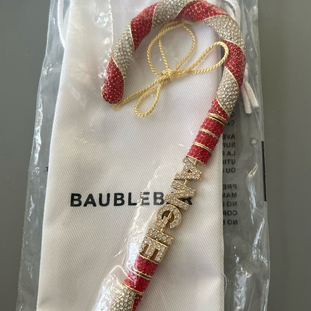 Baublebar Personalized Candy Cane